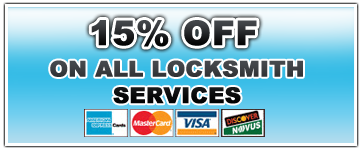 15%off on all locksmith services